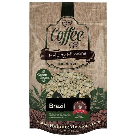 Green Beans 1.5lb Bag: Brazil Decaf